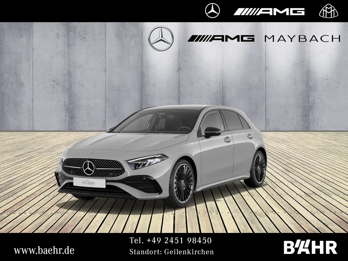 Mercedes-Benz A 200 A 200 d AMG+Night/MBUX/LED/Pano/Parktr.+RFK/19" Grau - 1