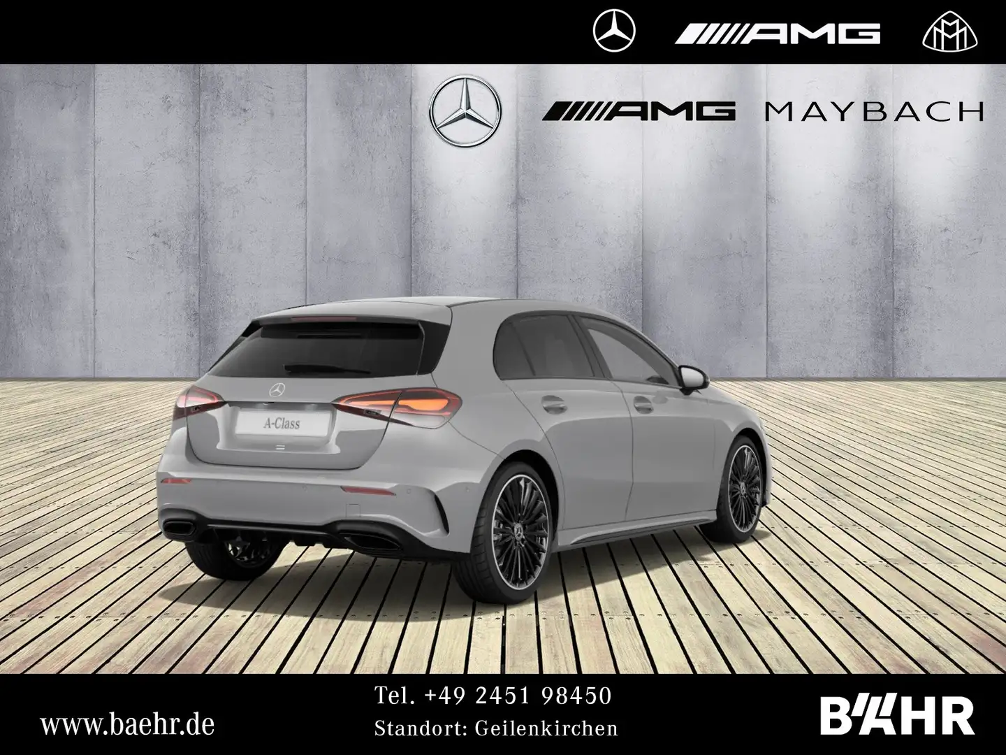 Mercedes-Benz A 200 A 200 d AMG+Night/MBUX/LED/Pano/Parktr.+RFK/19" Grau - 2