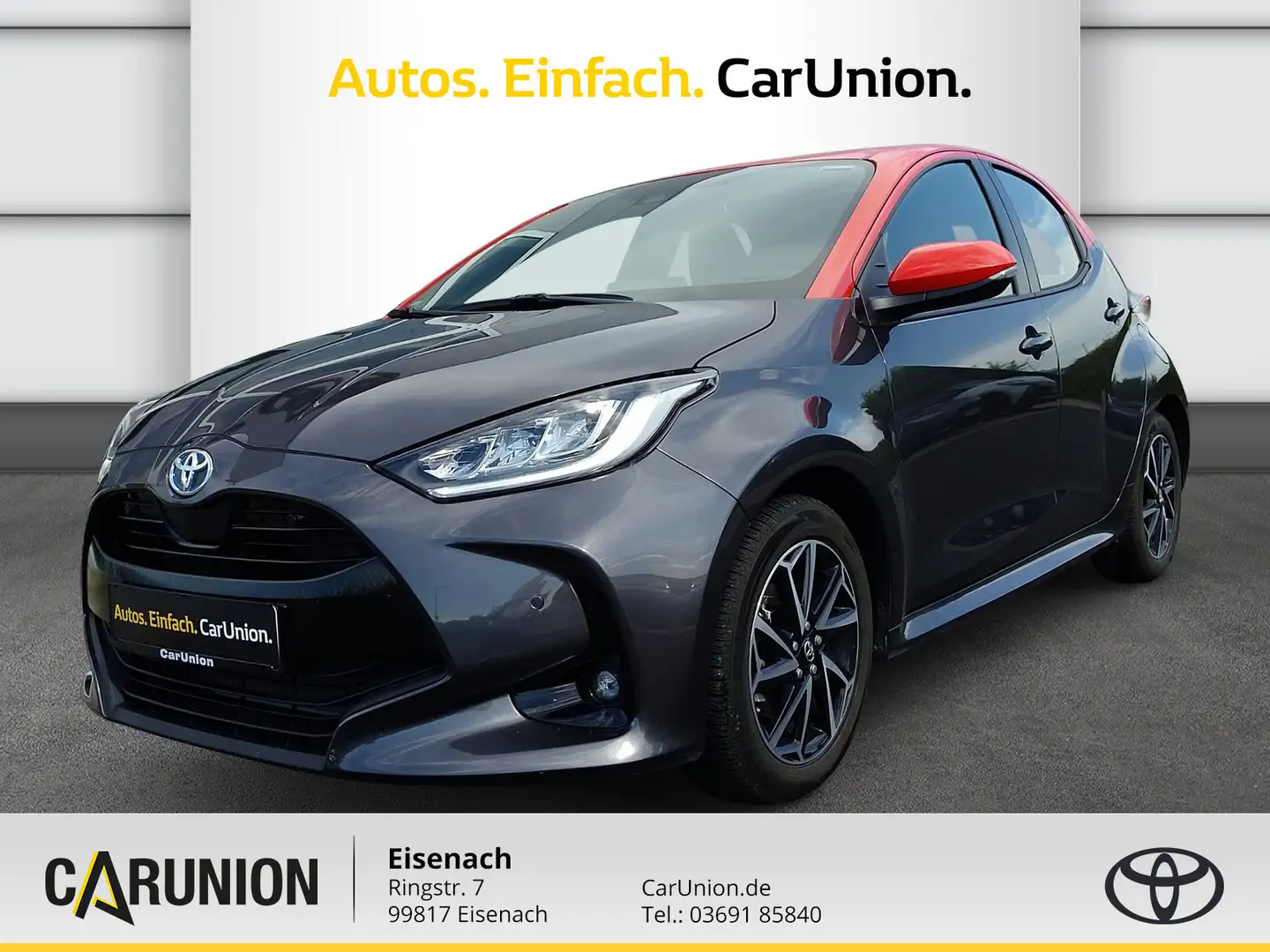 Toyota Yaris Hybrid Tokyo Spirit Safety Paket TOP Grijs - 1
