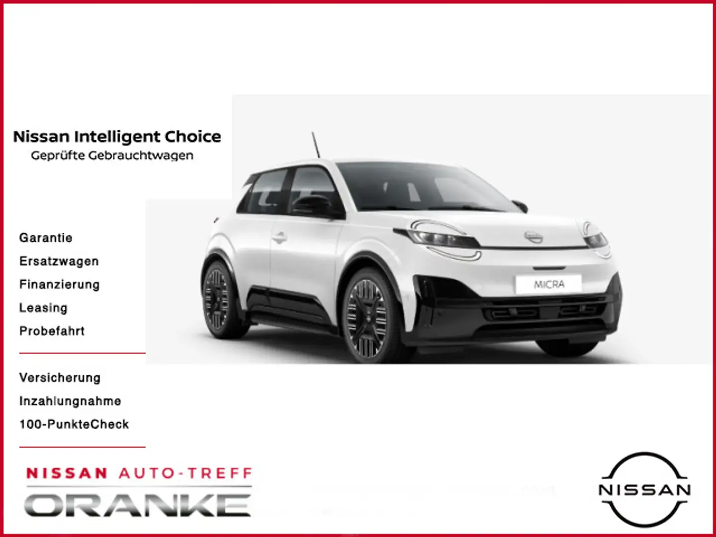 Nissan Micra MICRA Engage 40 kWh, Wärmepumpe*Klimatronic Weiß - 1