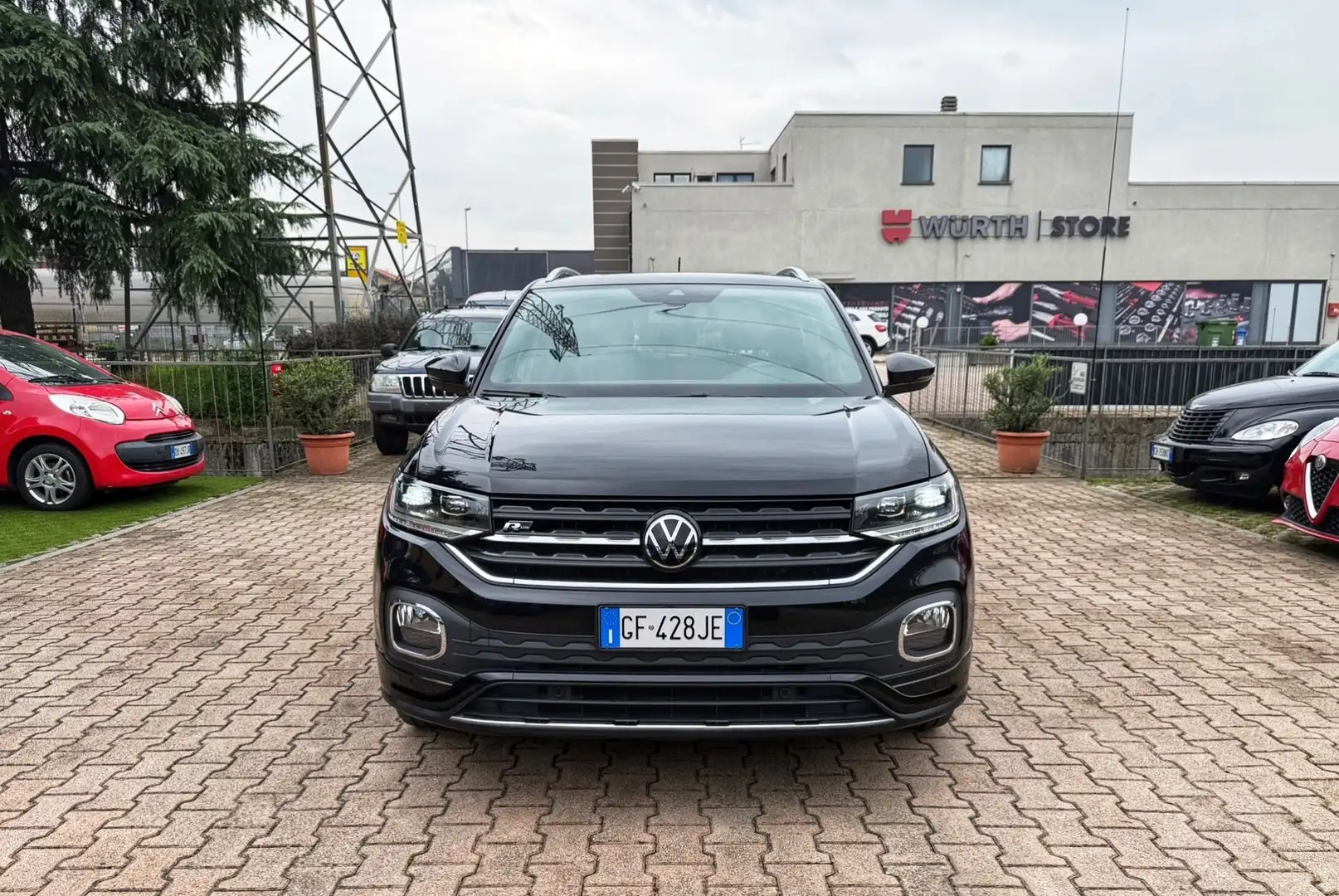 Volkswagen T-Cross T-Cross 1.0 TSI 110 CV DSG AUTOMATICA OK NEOPATENT Zwart - 2