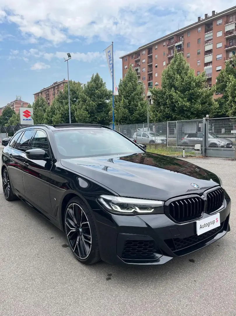 BMW 540 i 48V xDrive Touring Msport Nero - 2