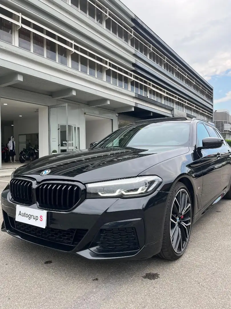 BMW 540 i 48V xDrive Touring Msport Nero - 1