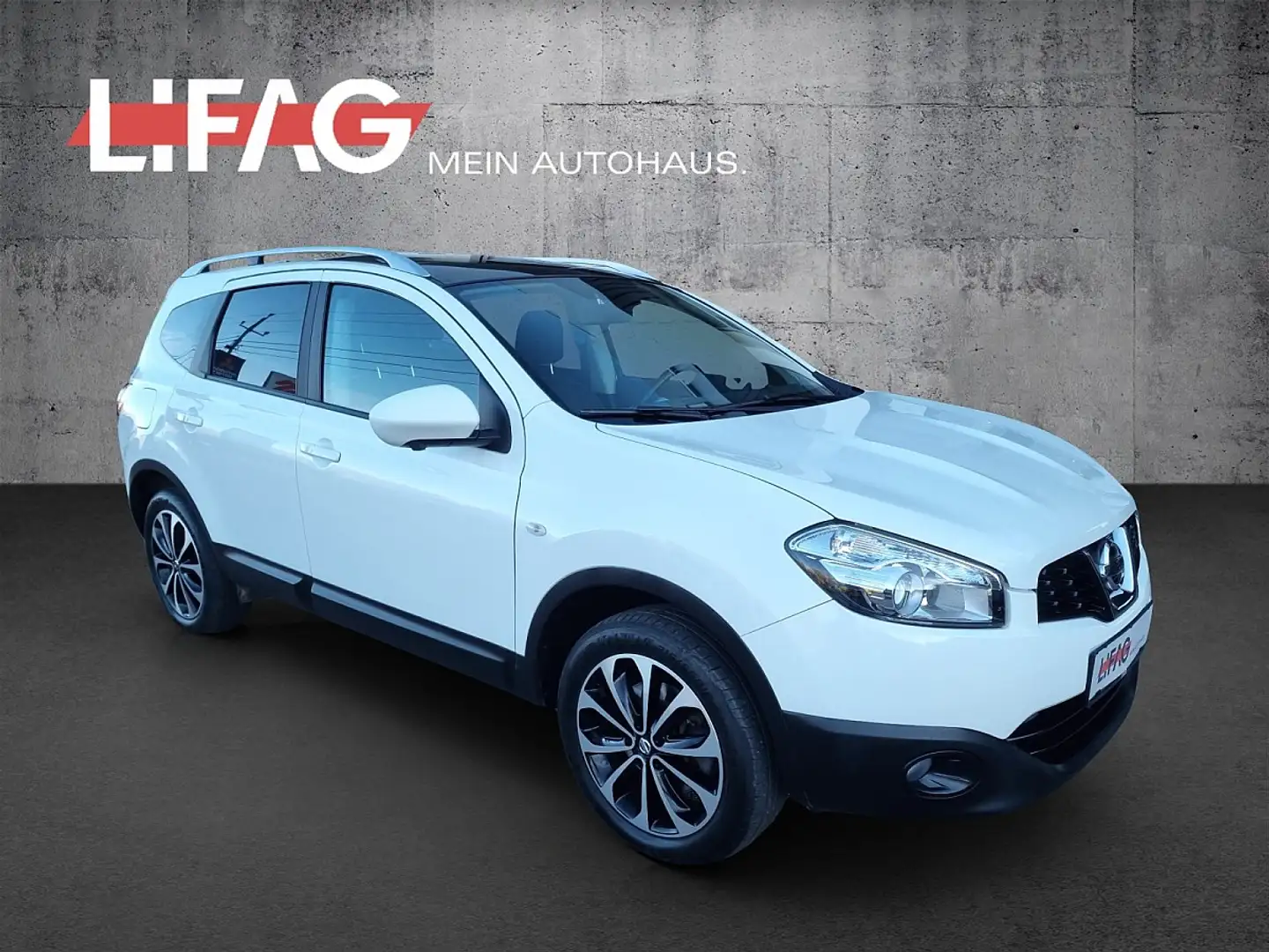 Nissan Qashqai +2 1,6 dCi I-Way 4x4 Blanc - 1