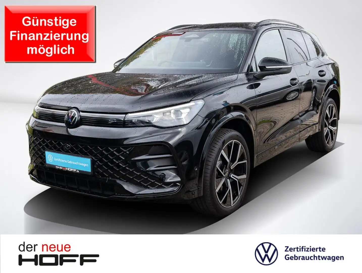 Volkswagen Tiguan TDI DSG 4M R-Line H&K Matrix AHK HUD 360° Schwarz - 1