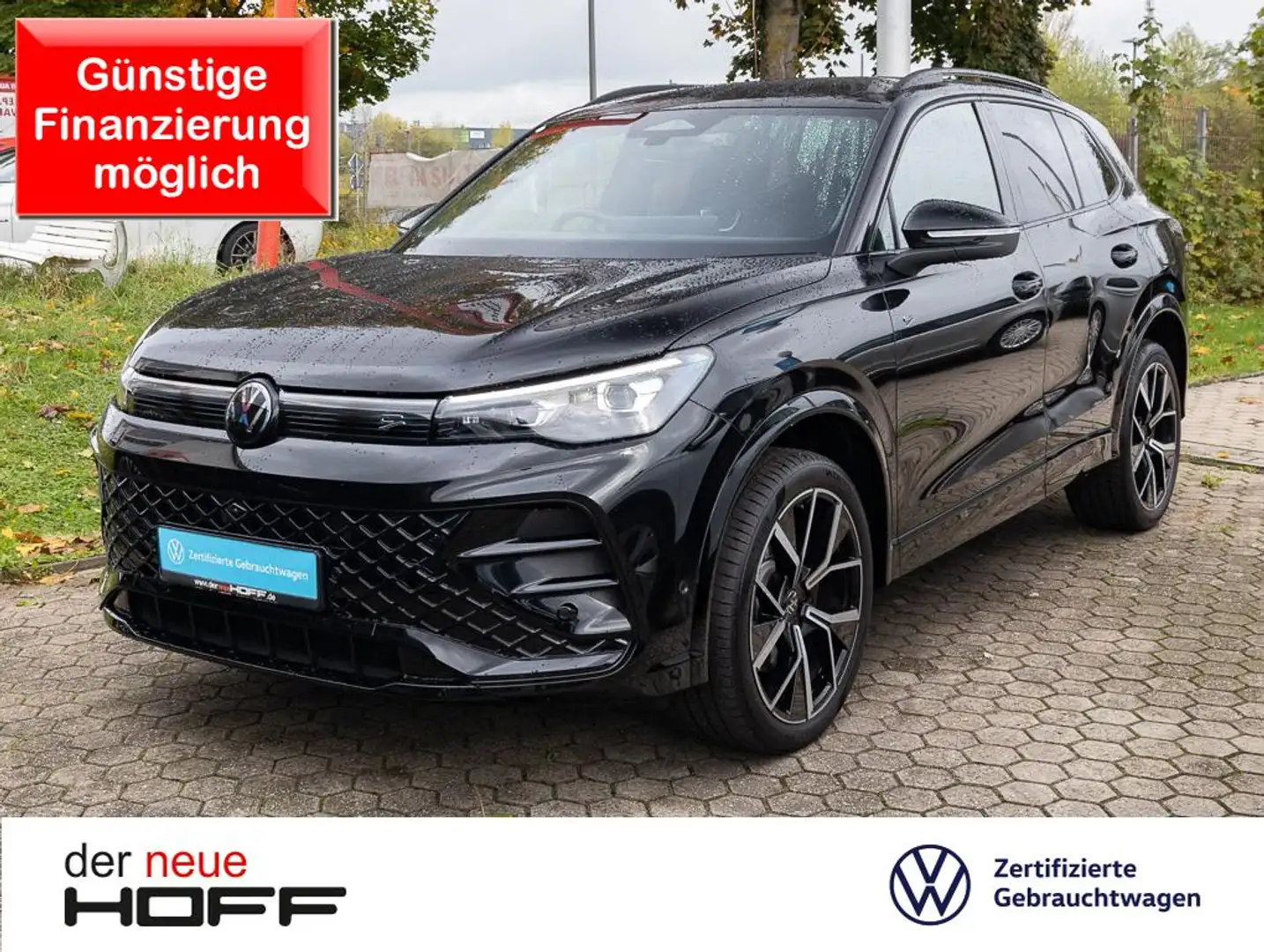 Volkswagen Tiguan 2.0 TDI DSG 4 MOTION R-Line H&K Sound LED Navi AHK Schwarz - 1