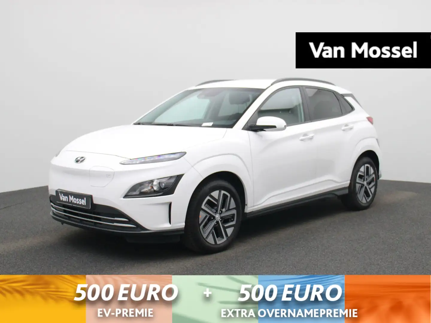 Hyundai KONA EV Fashion 39 kWh Blanc - 1