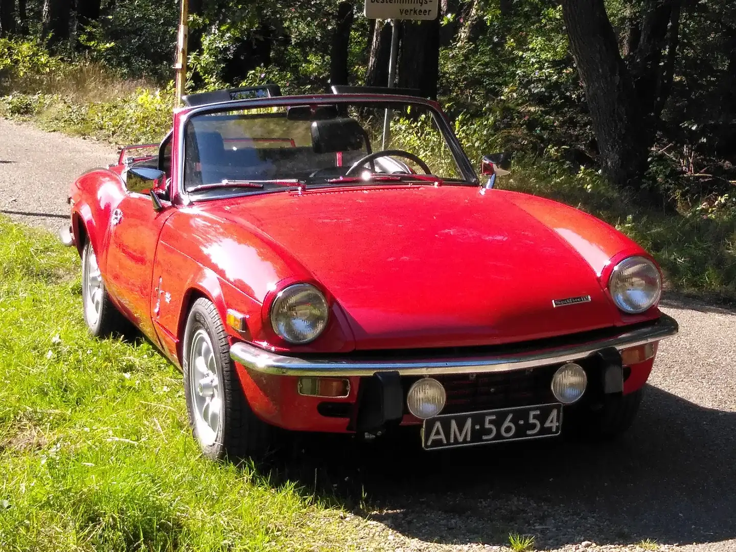 Triumph Spitfire MK  IV  1.5  4 bak overdrive Rood - 1