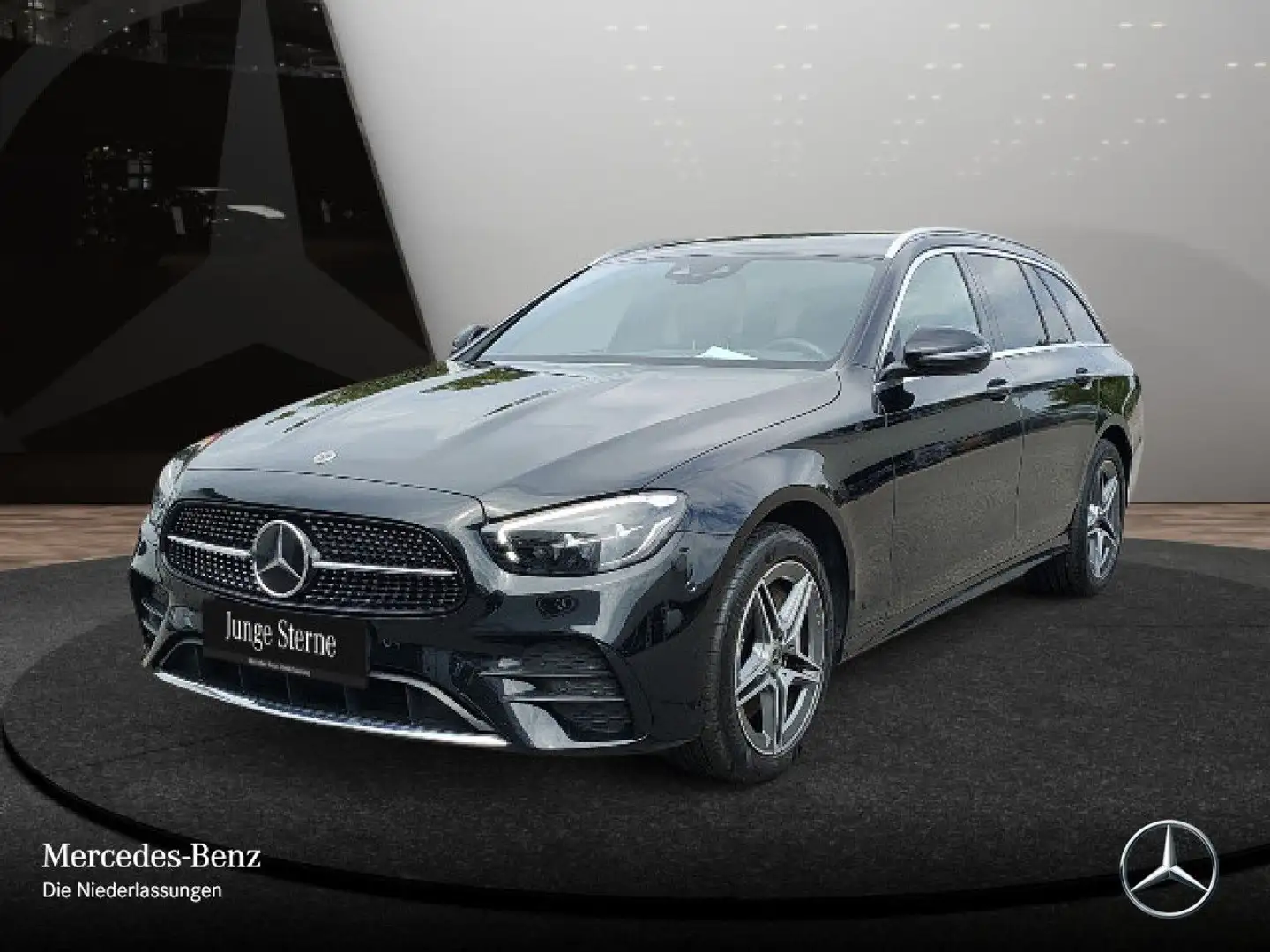 Mercedes-Benz E 300 de T 4M AMG+LED+FAHRASS+KAMERA+HUD+9G Schwarz - 2