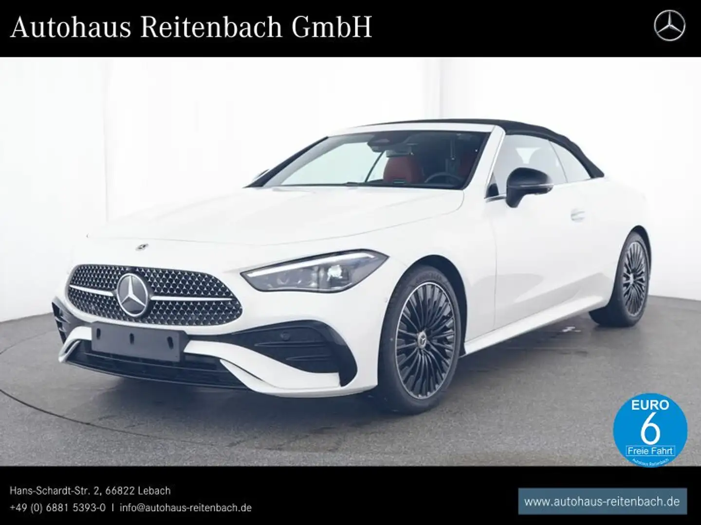 Mercedes-Benz CLE 200 CLE200 CABRIO AMG+360+NIGHT LEDERROT+KAMERA+MEMO Alb - 1
