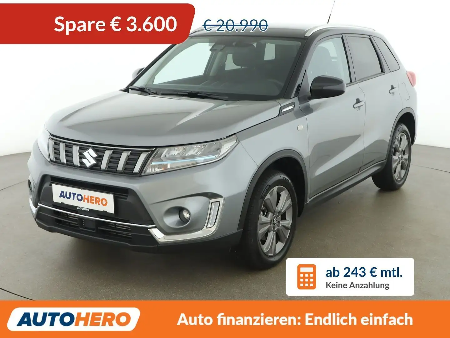 Suzuki Vitara 1.4 BoosterJet Mild-Hybrid Clear *SPUR*ACC*LED*SHZ Grau - 1