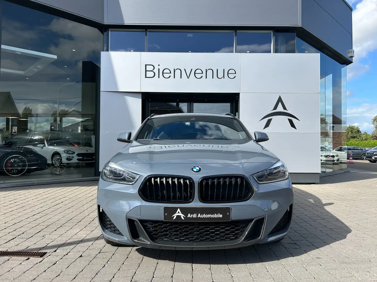 BMW X2 2.0 dAS sDrive18 *GARANTIE*PACK M*1ER PROP*LED AMB Gris - 2