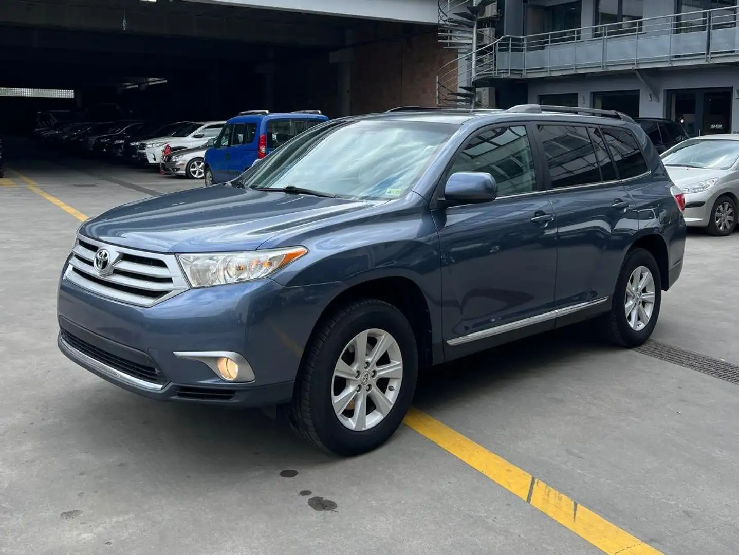 Toyota Highlander FULLY LOADED-ONLY FOR EXPORT OUT OF EUROPE Blauw - 1