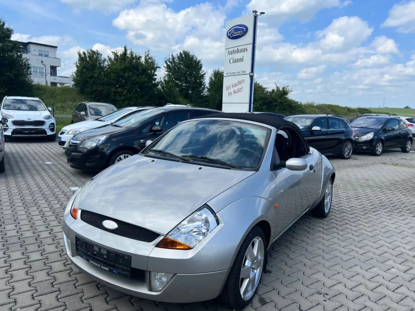 Ford Streetka Elegance Roadster ** TüV Neu ** LEDER Argintiu - 1