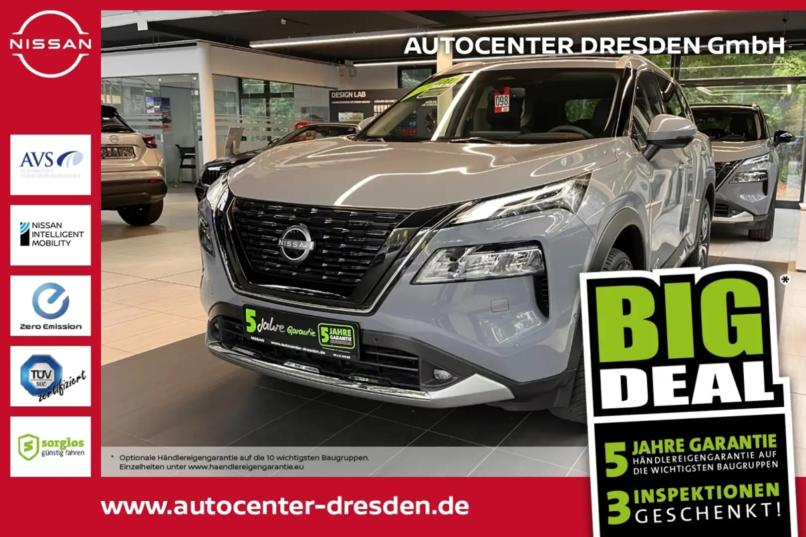Nissan X-Trail 1.5 VC-T e-Power Tekna+ Pano BOSE Kam LED Grau - 1