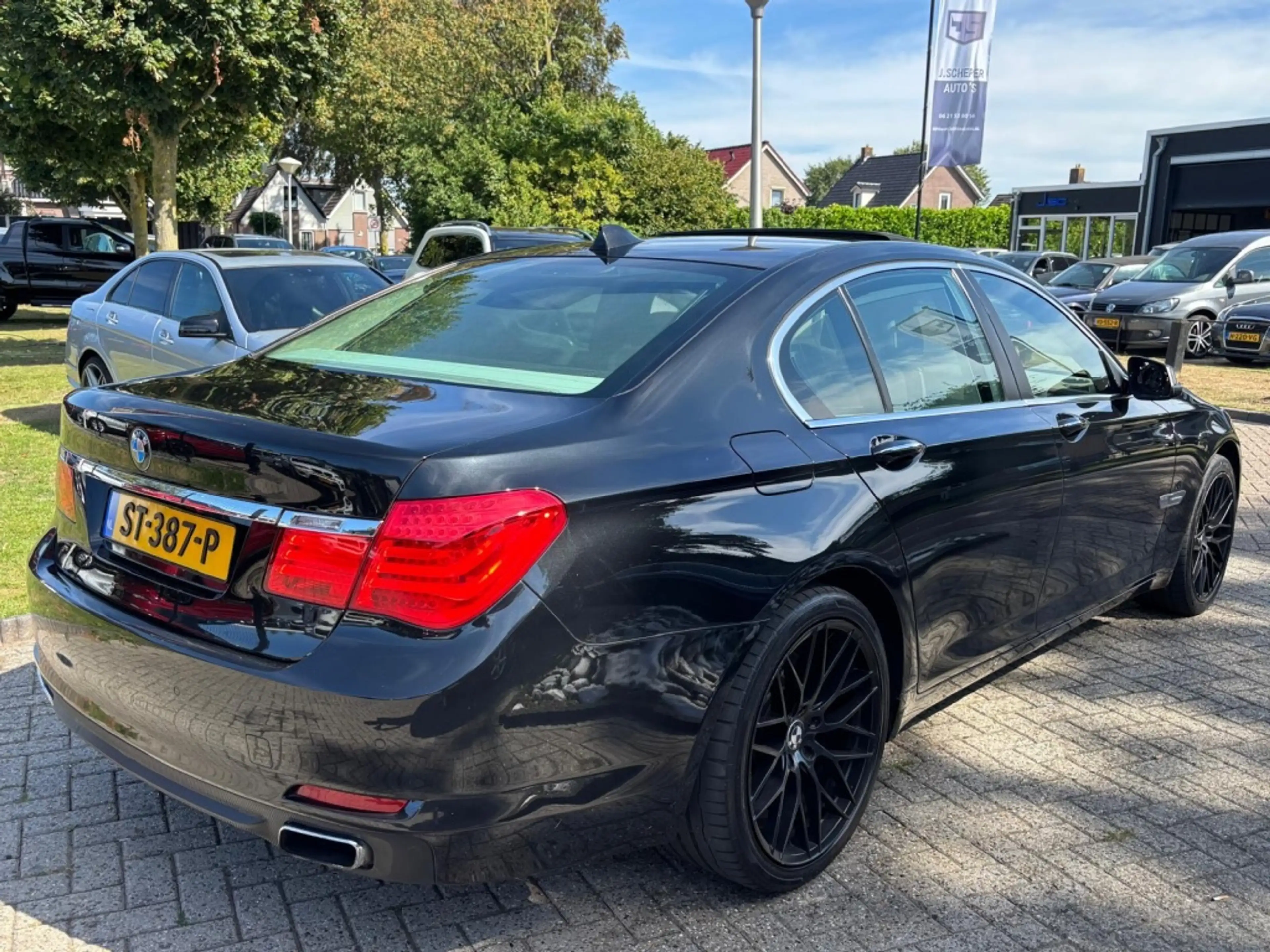 BMW 750 7-serie 750i V8 High Executive 2008 Zwart Vol Opti — photo 5