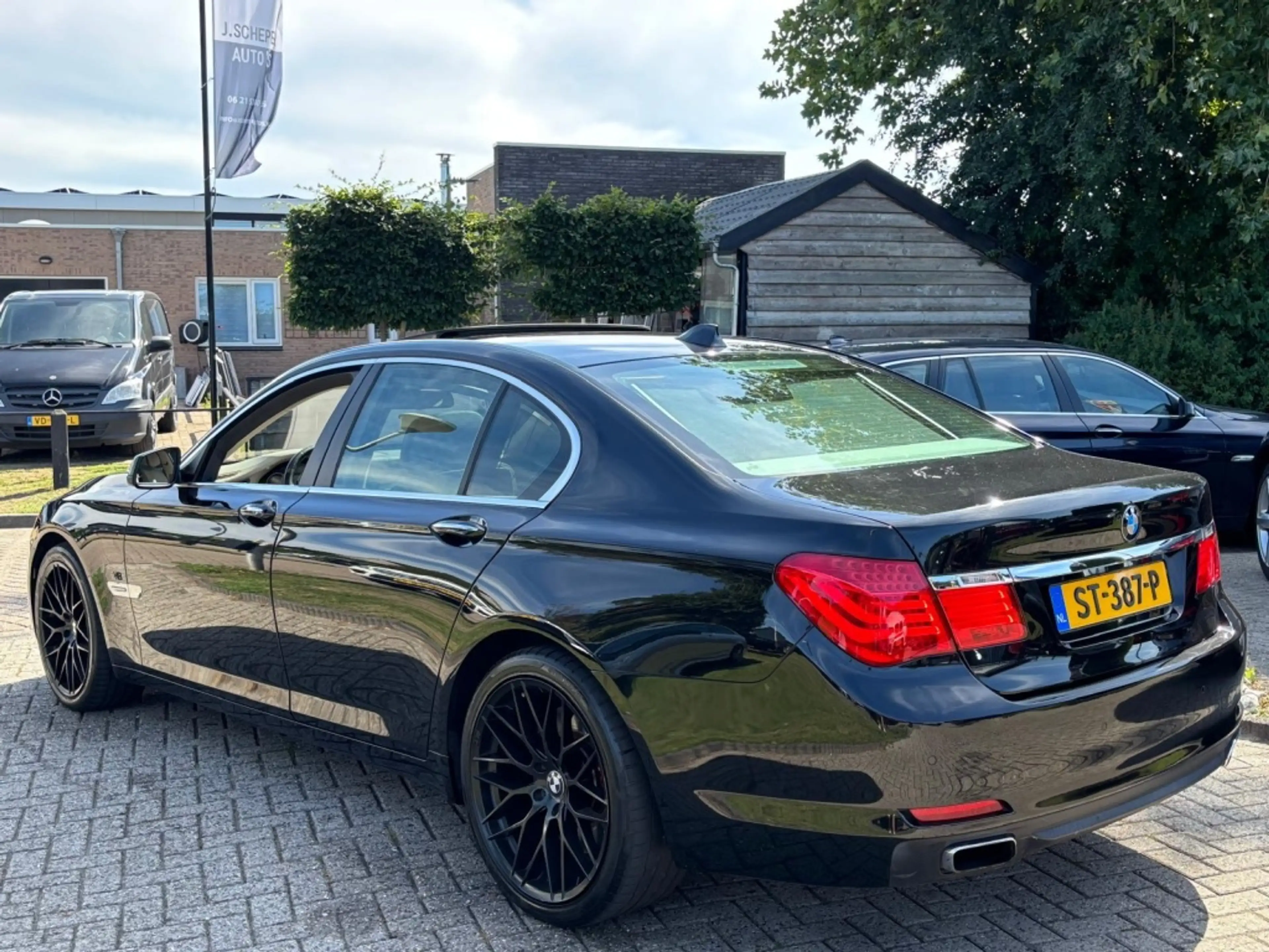 BMW 750 7-serie 750i V8 High Executive 2008 Zwart Vol Opti — photo 7