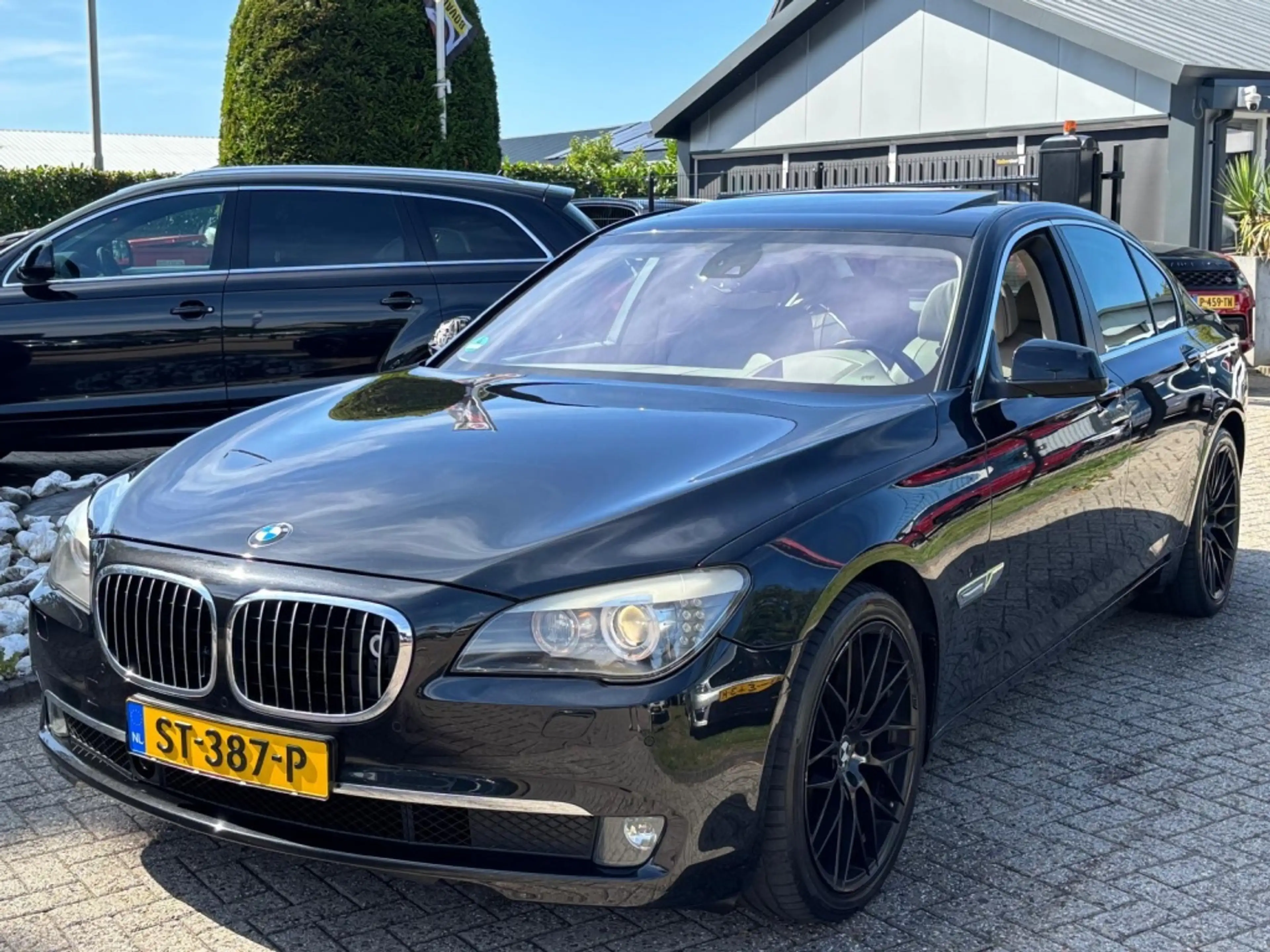 BMW 750 7-serie 750i V8 High Executive 2008 Zwart Vol Opti