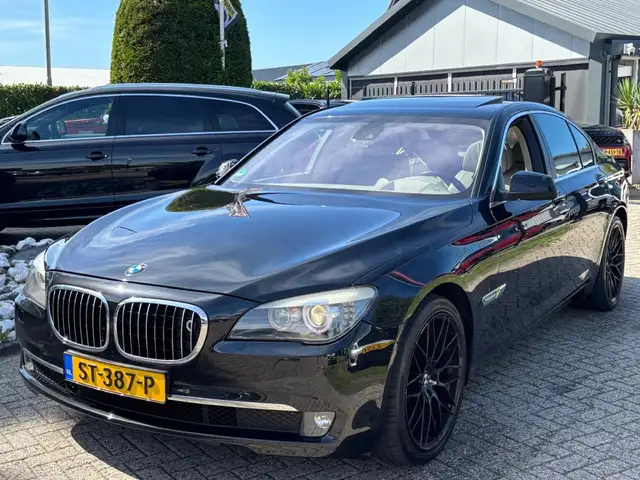 BMW 750 7-serie 750i V8 High Executive 2008 Zwart Vol Opti