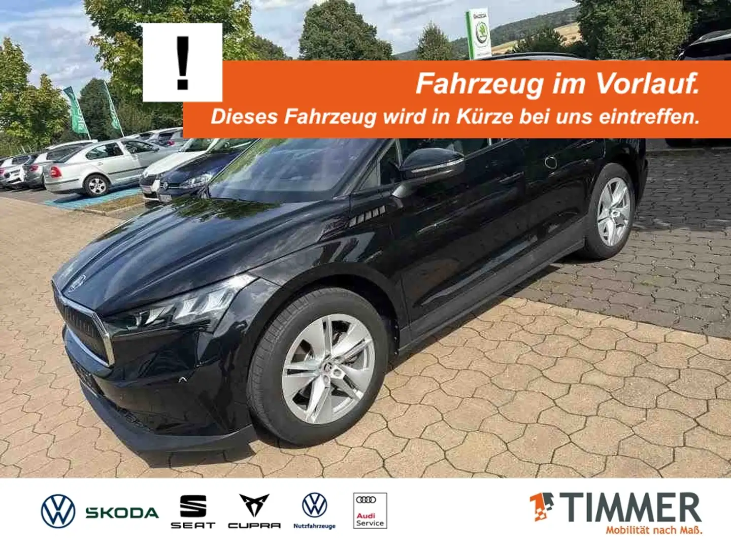 Skoda Enyaq iV 60 LOFT +LED +RKAM +NAVI +SHZ +DAB +19" +APP-C Schwarz - 1