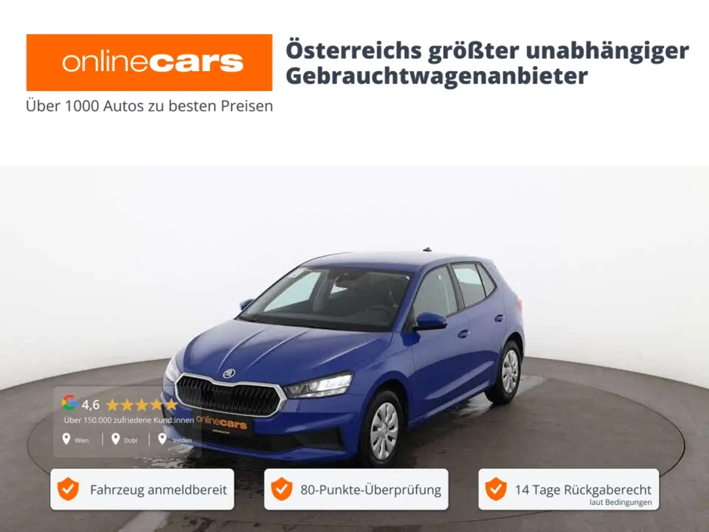 Skoda Fabia 1.0 MPI Ambition LED ASSIST KLIMA RADIO Blau - 1