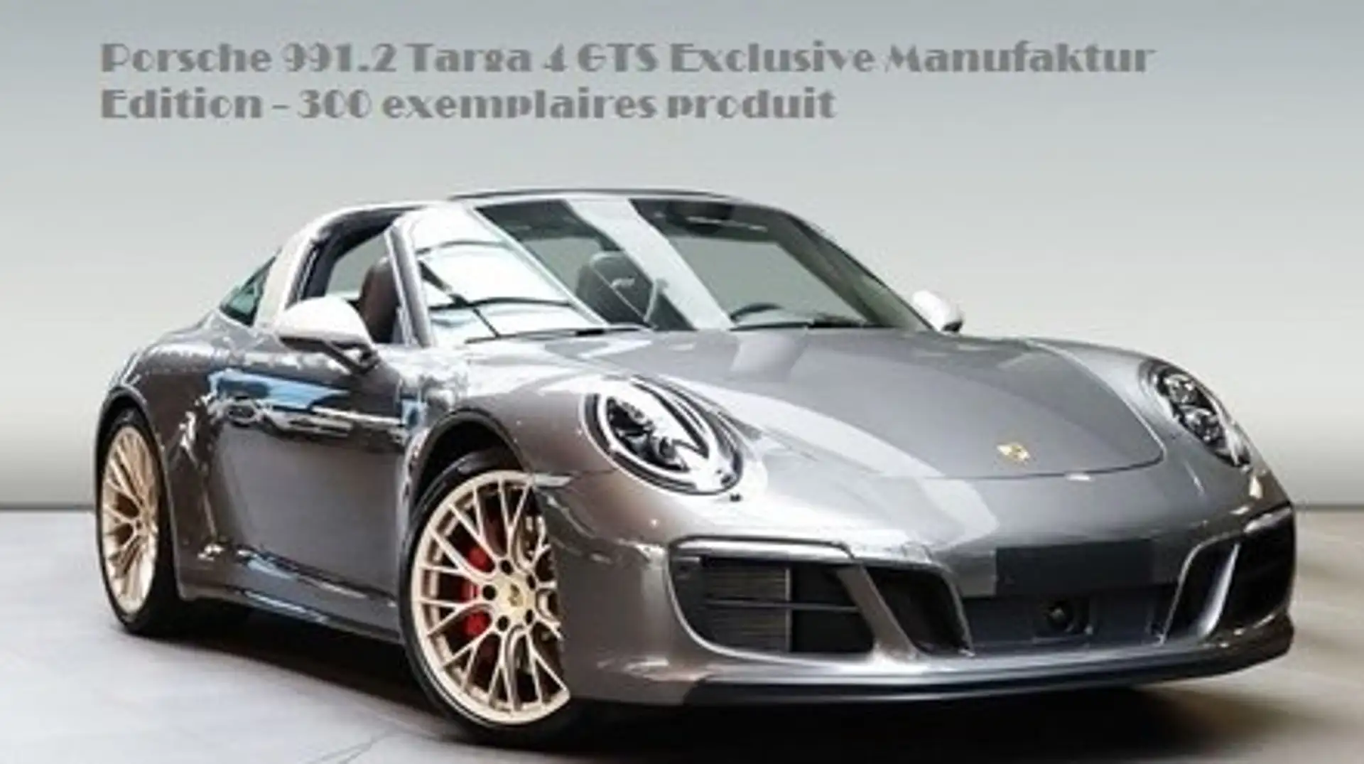 Porsche 991 Targa 4 GTS Exclusive Manufaktur Edition Gris - 1