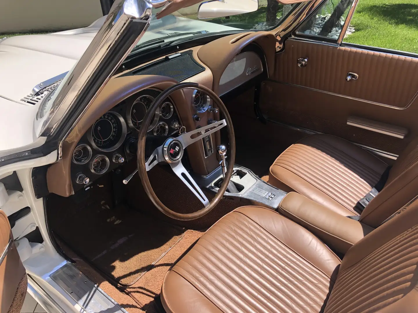 Corvette C2 cabrio Blanco - 2