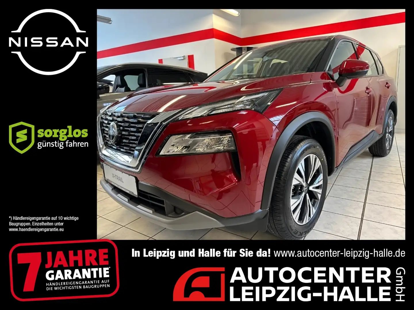 Nissan X-Trail N-CONNECTA 1.5 VC-T MHEV 7 Sitze Pano Red - 1