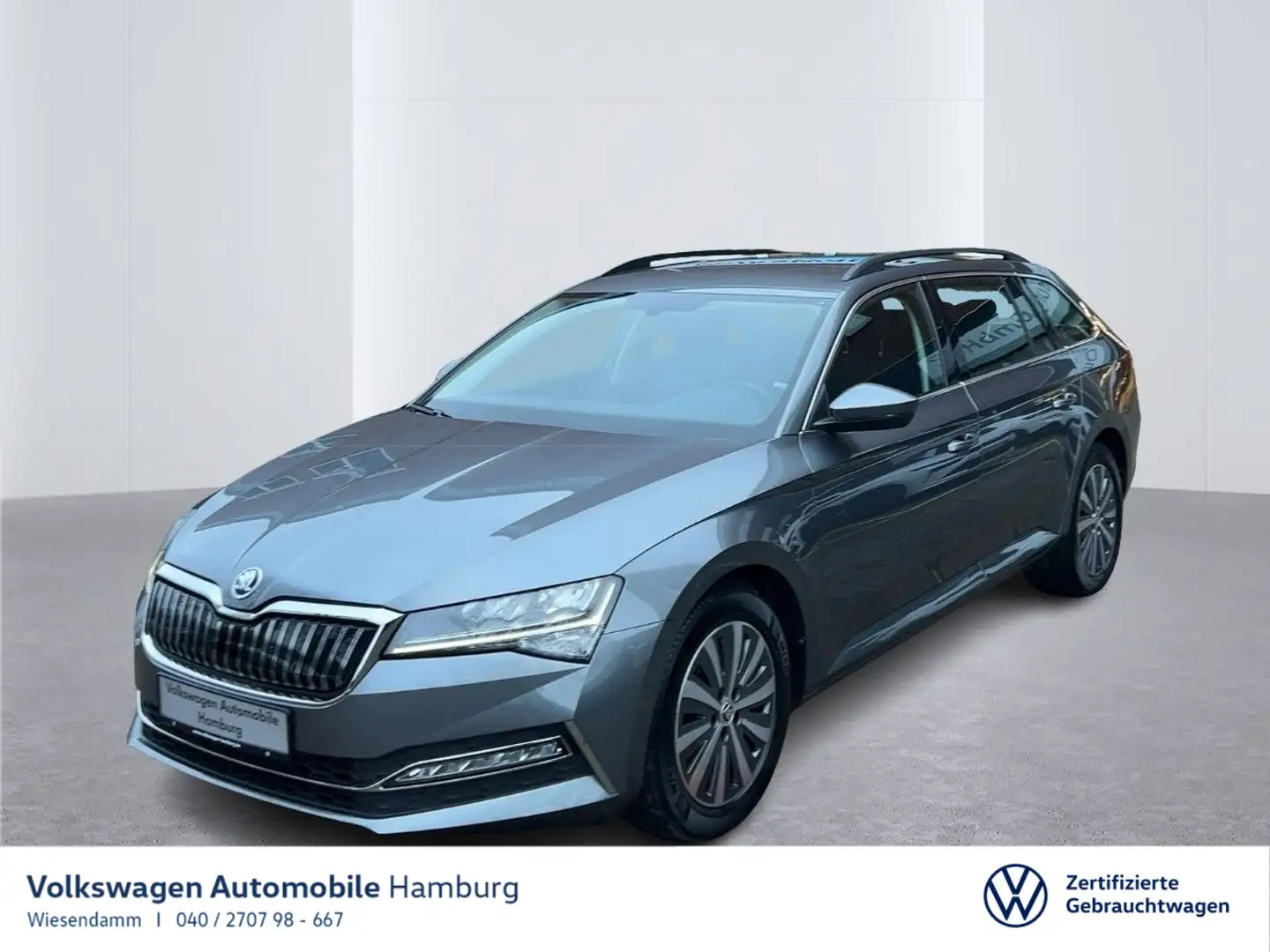 Skoda Superb Com.1.4 TSI DSG AHK PDC LED Navi Grau - 1
