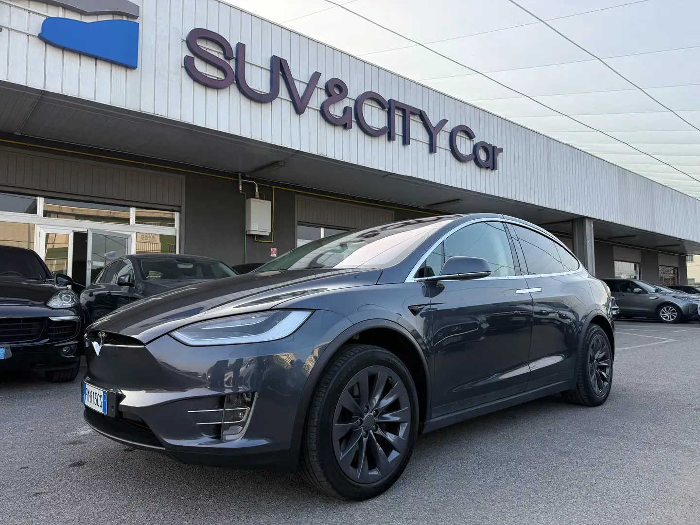 Tesla Model X Model X 90 D / 7 POSTI Grigio - 1