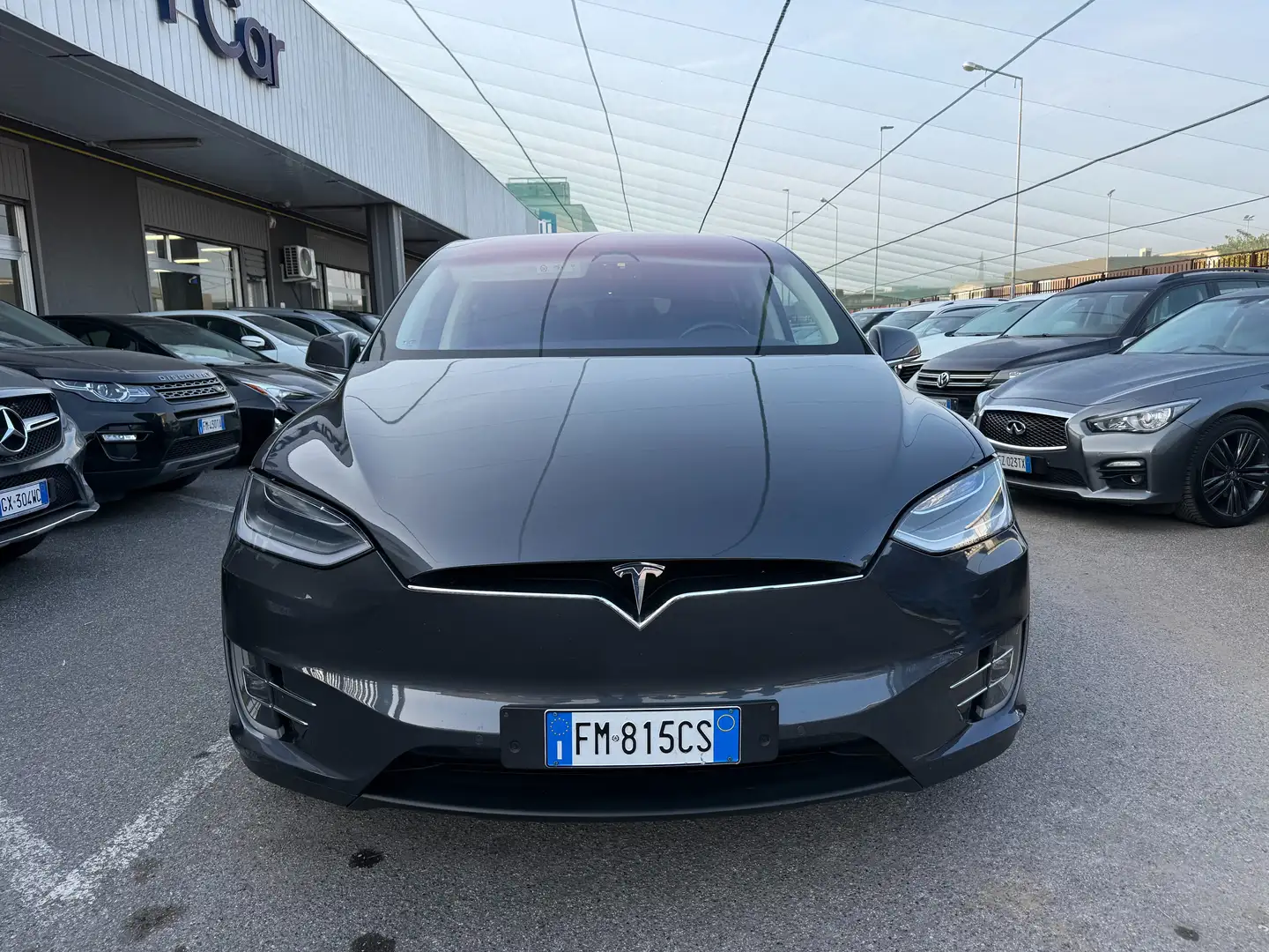 Tesla Model X Model X 90 D / 7 POSTI Grigio - 2