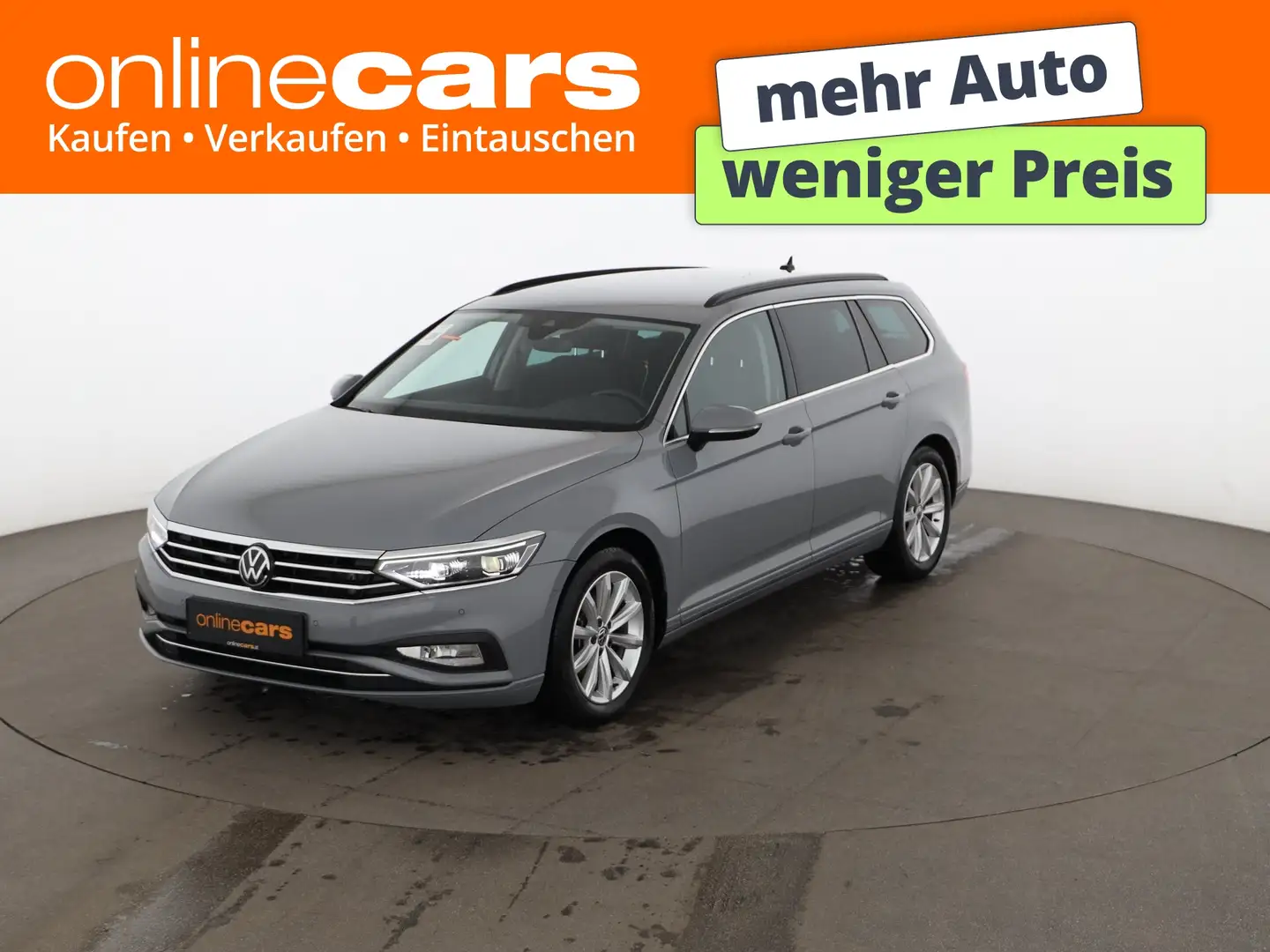 Volkswagen Passat Variant 2.0 TDI Business 4Motion Aut LED Grau - 1