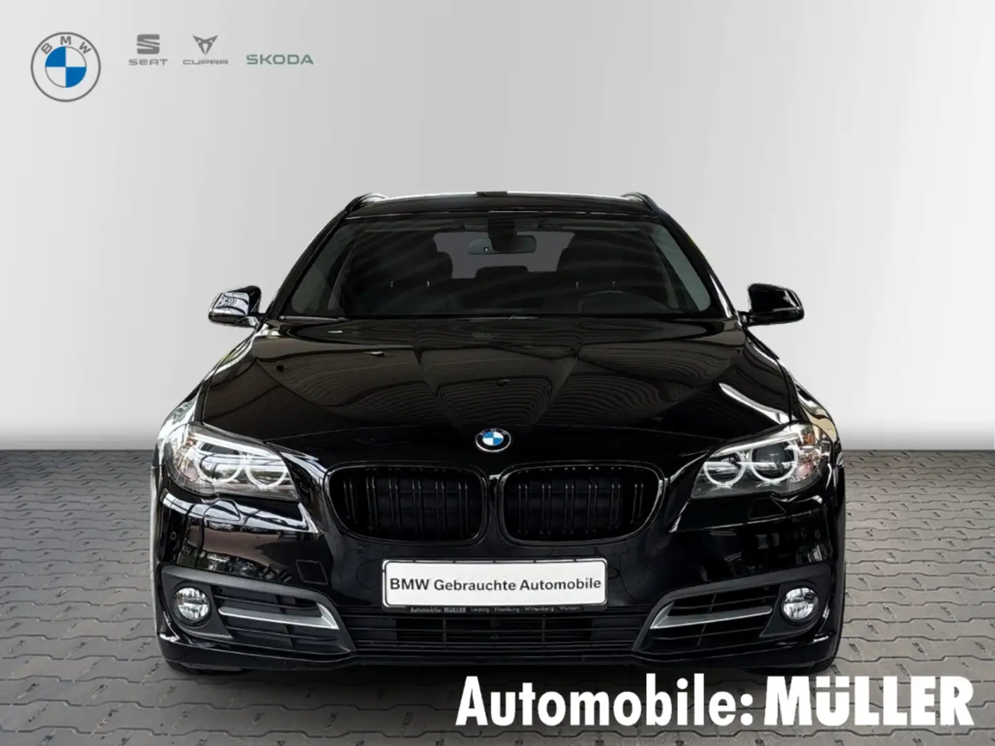 BMW 520 i Touring Luftfederung Niveau Navi Leder Soundsyst Noir - 2