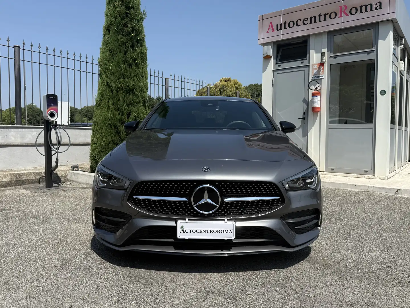 Mercedes-Benz CLA 200 CLA Coupe 200 d Premium auto Grigio - 2