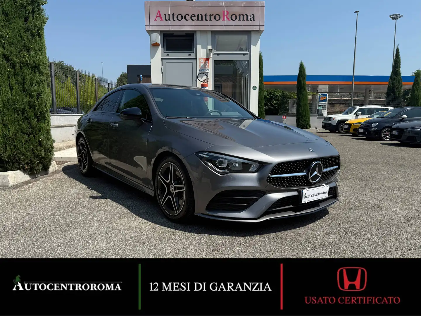 Mercedes-Benz CLA 200 CLA Coupe 200 d Premium auto Grigio - 1
