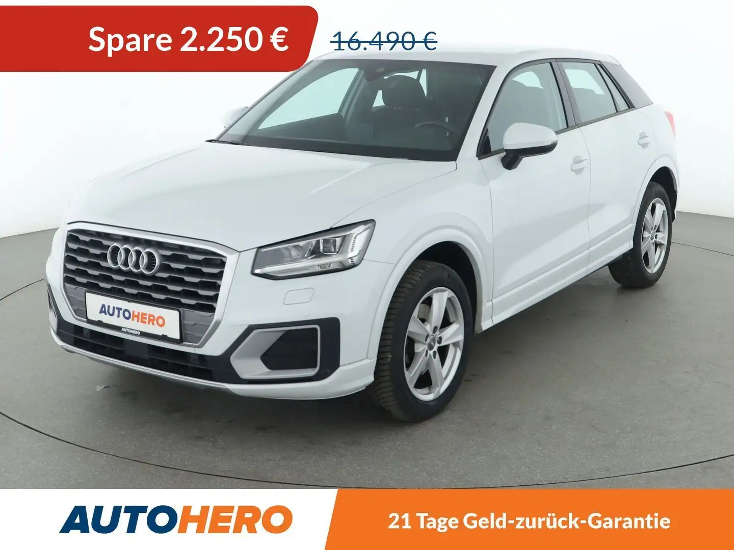 Audi Q2 1.4 TFSI ACT Sport*LED*ACC*PDC*LANE*ALU* Blanc - 1