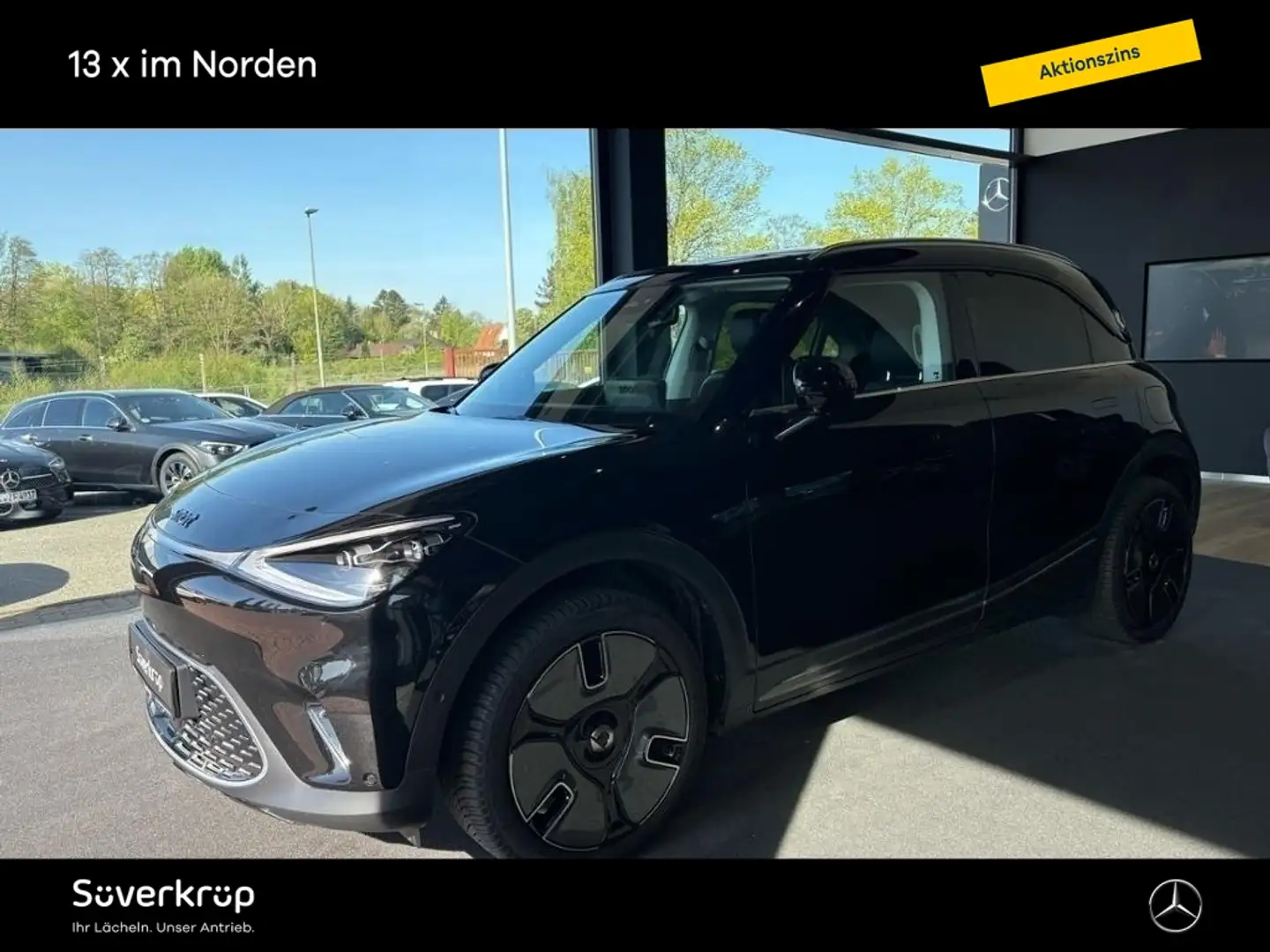 smart #1 Premium DISTR SPUR 360 PANO PDC MEMO SHZ Noir - 2