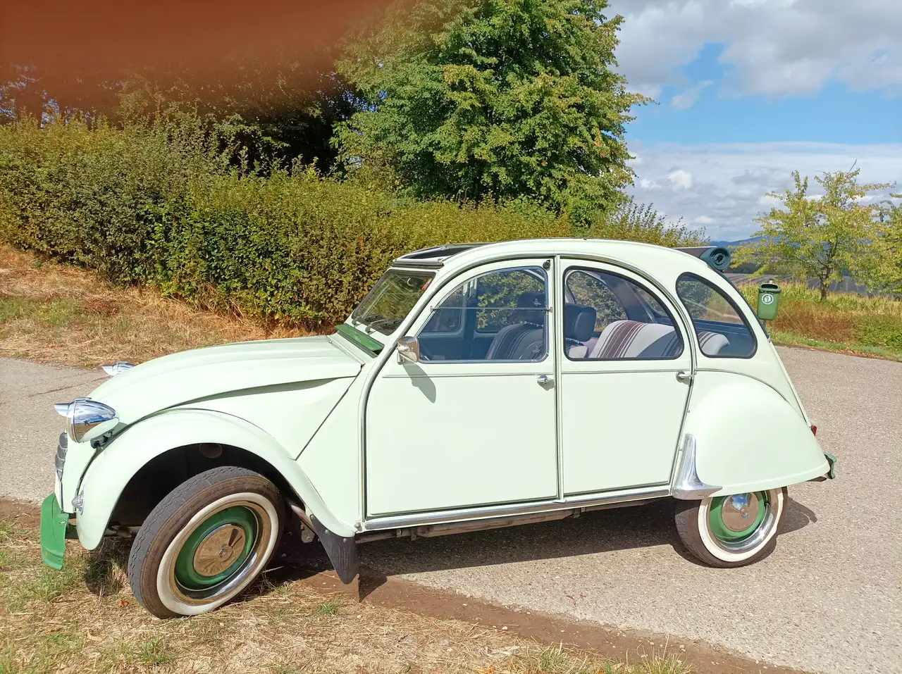 Citroen 2CV 2 CV Ente Grün, foto 5