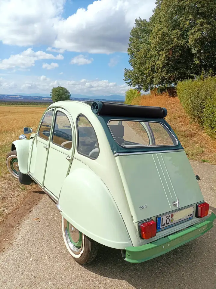 Citroen 2CV 2 CV Ente Grün, foto 7