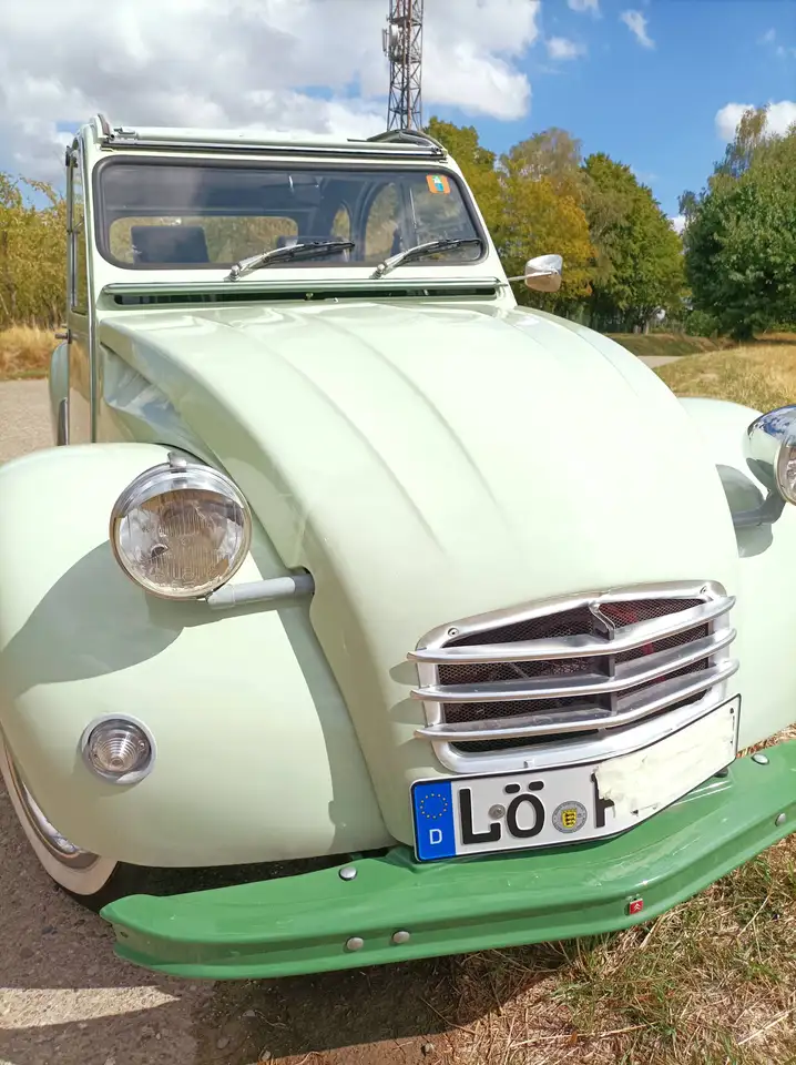 Citroen 2CV 2 CV Ente Grün, foto 6