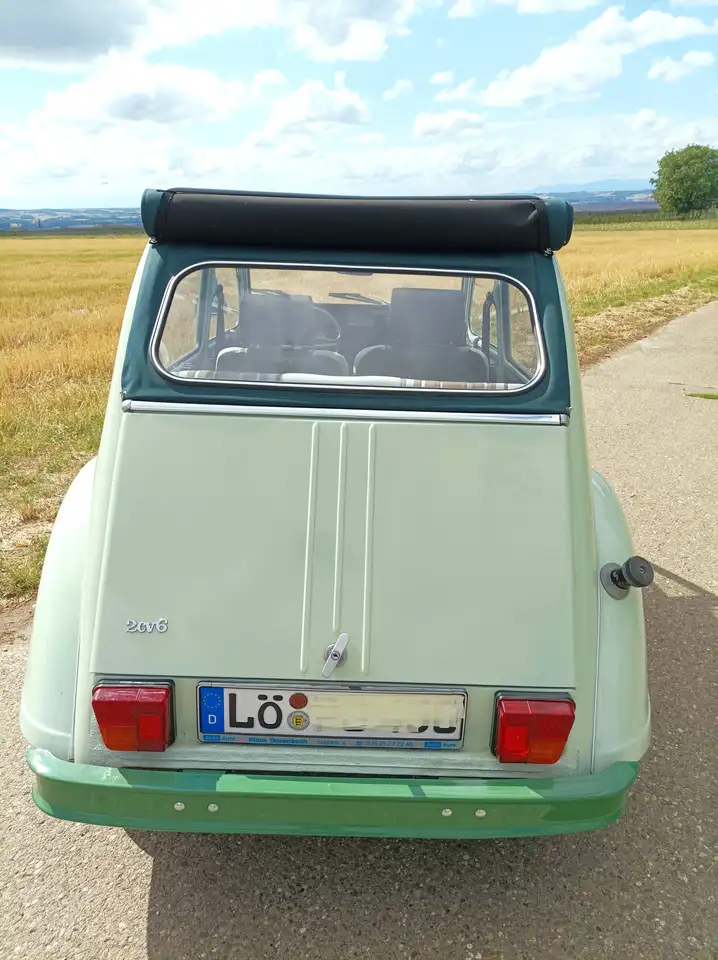 Citroen 2CV 2 CV Ente Grün, foto 8