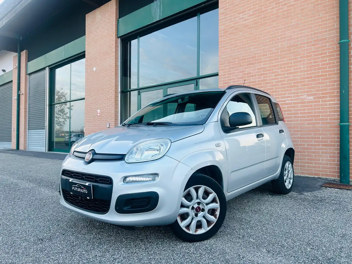 Fiat Panda Panda 0.9 t.air t. natural power Lounge 80cv E6 Argento - 1