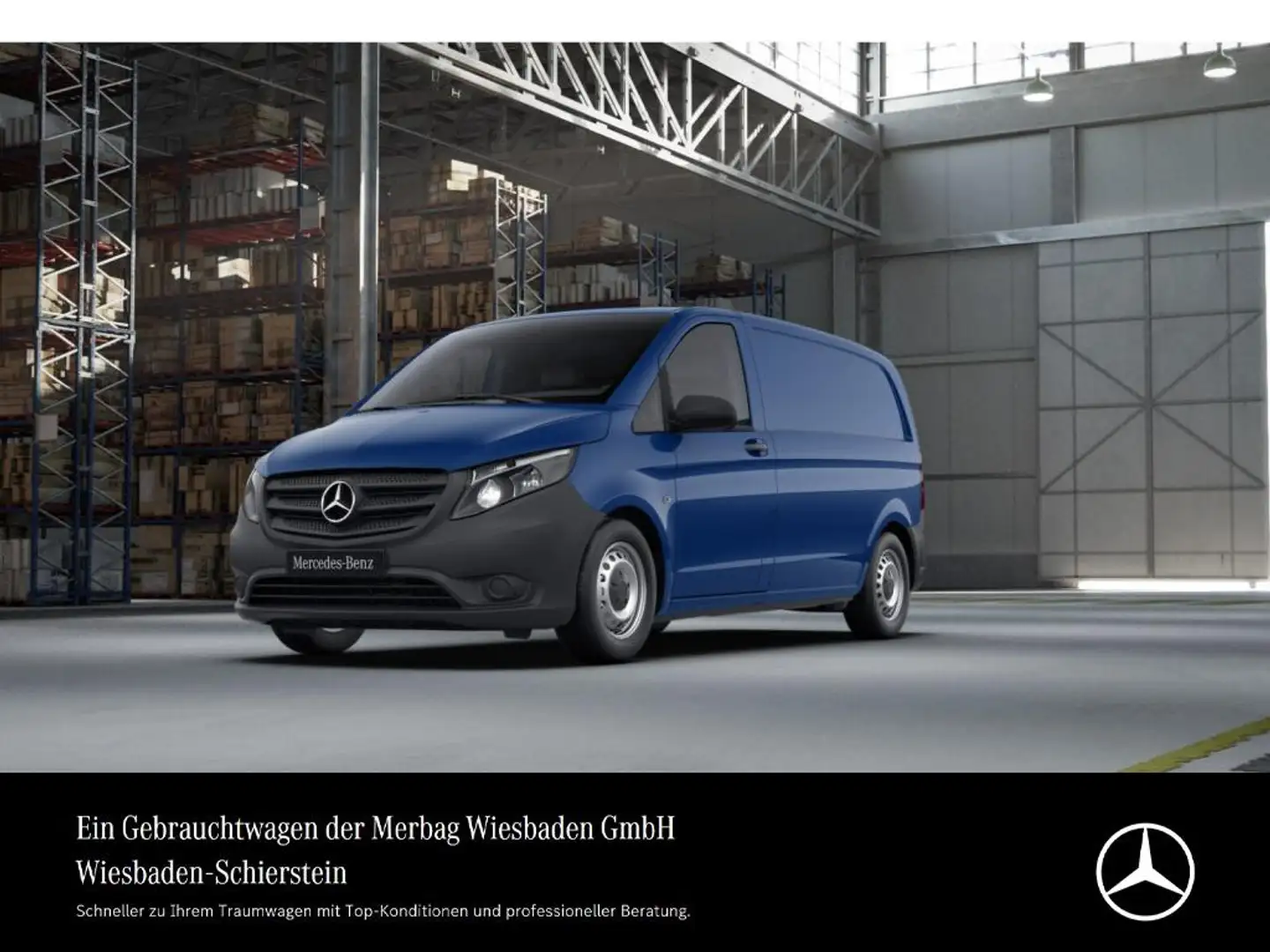 Mercedes-Benz Vito 110 kompakt Radio Tempom. Holzboden Bleu - 1