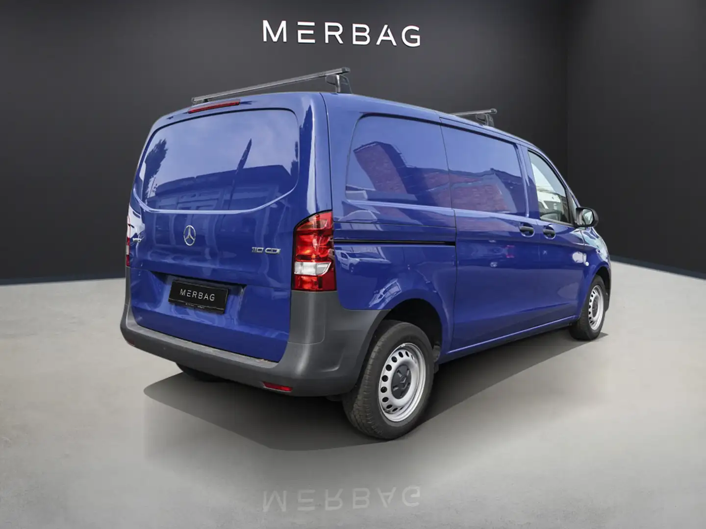 Mercedes-Benz Vito Kasten 110 kompakt Radio Tempom. Holzboden Blau - 2