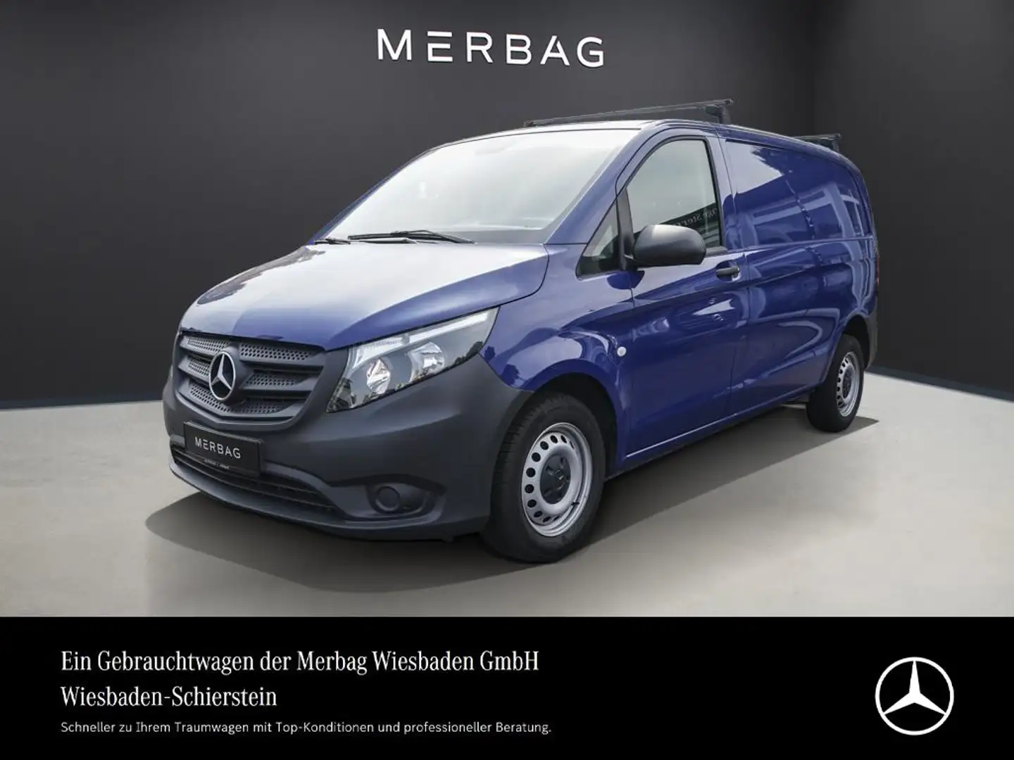 Mercedes-Benz Vito Kasten 110 kompakt Radio Tempom. Holzboden Bleu - 1