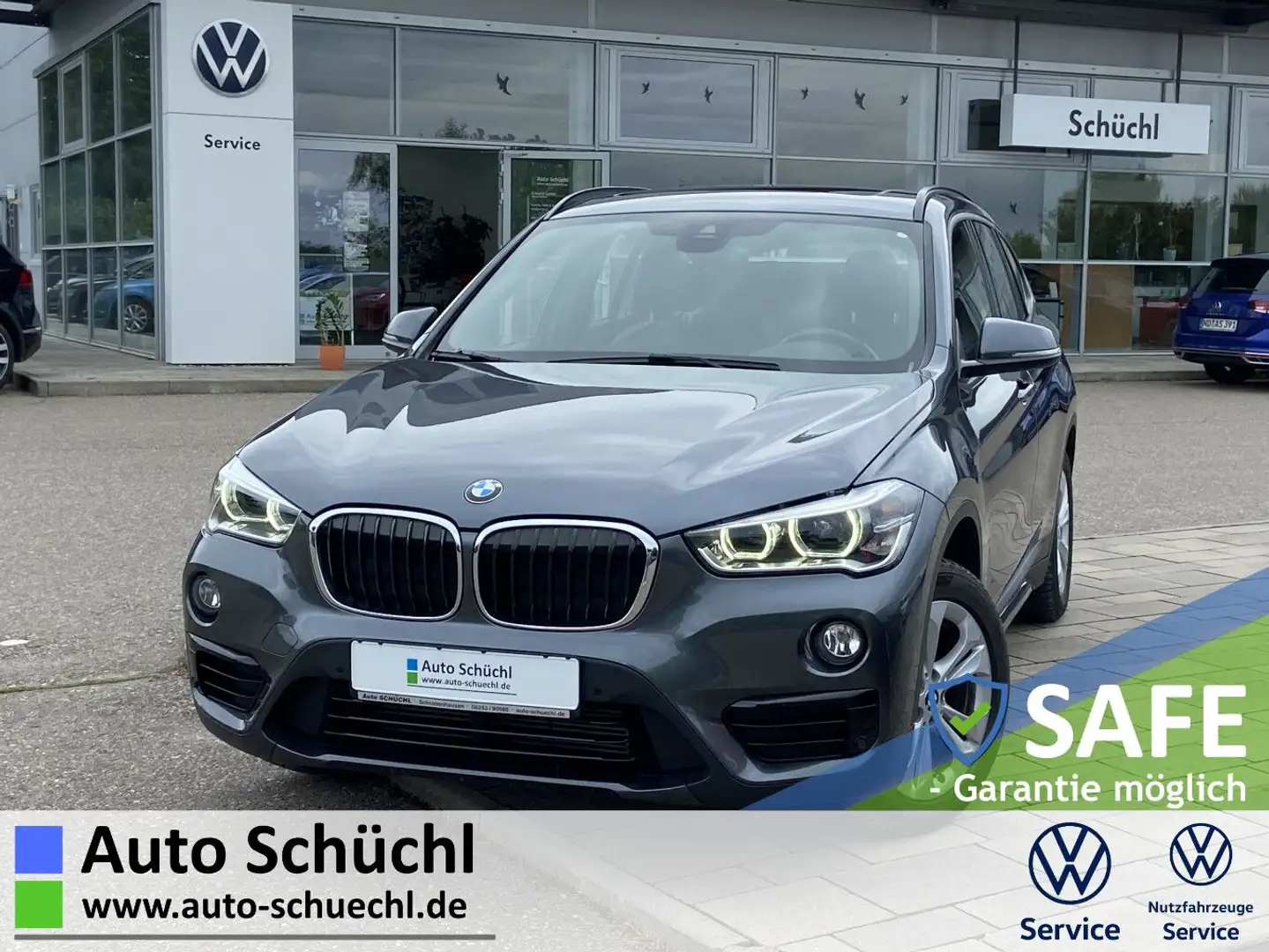 BMW X1 xDrive 20 d Sport Line 18"+AHK+PANO+HEAD-UP+K Grau - 1