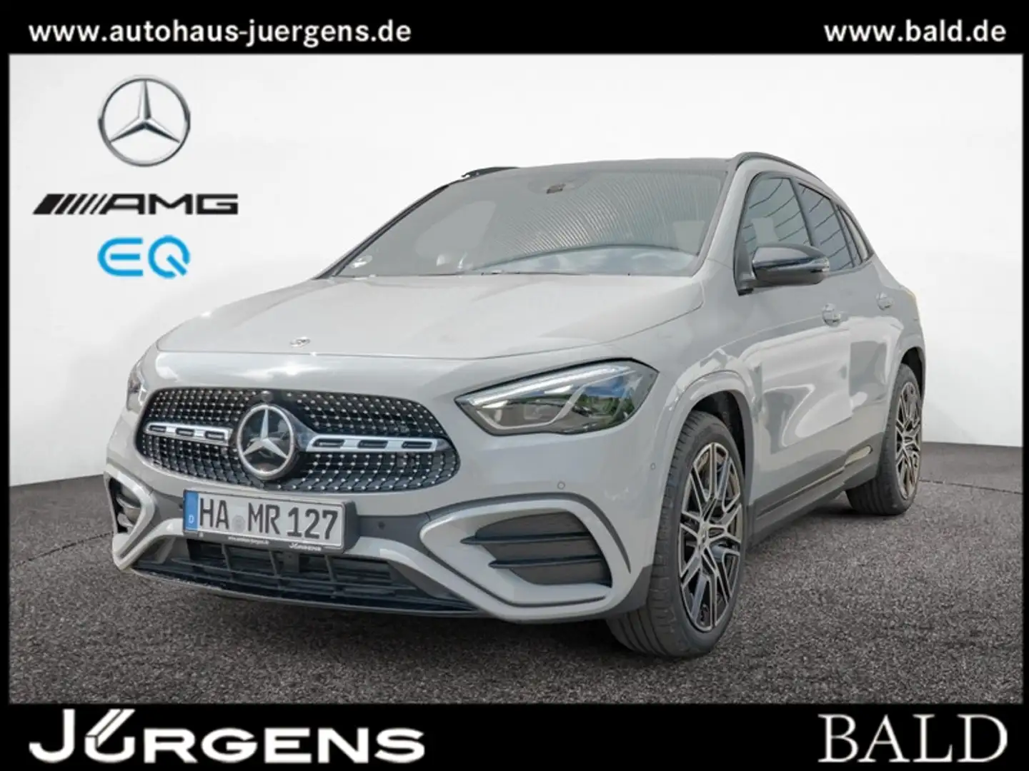 Mercedes-Benz GLA 220 d 4M AMG-Sport/Pano/AHK/Night/MBeam/Cam Szary - 1