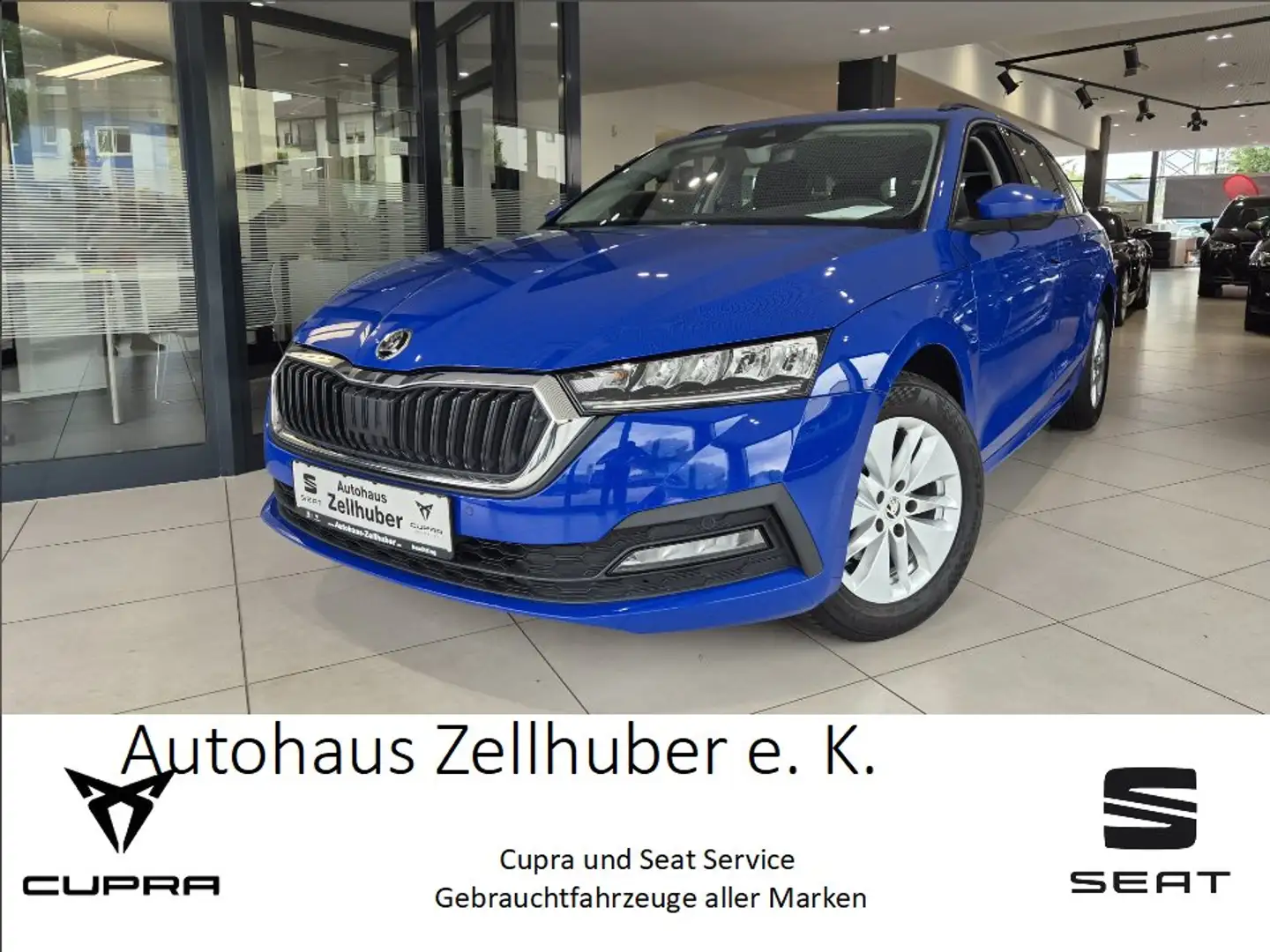 Skoda Octavia 2.0 Combi TDI Ambition*AHK*Fulllink* Bleu - 1