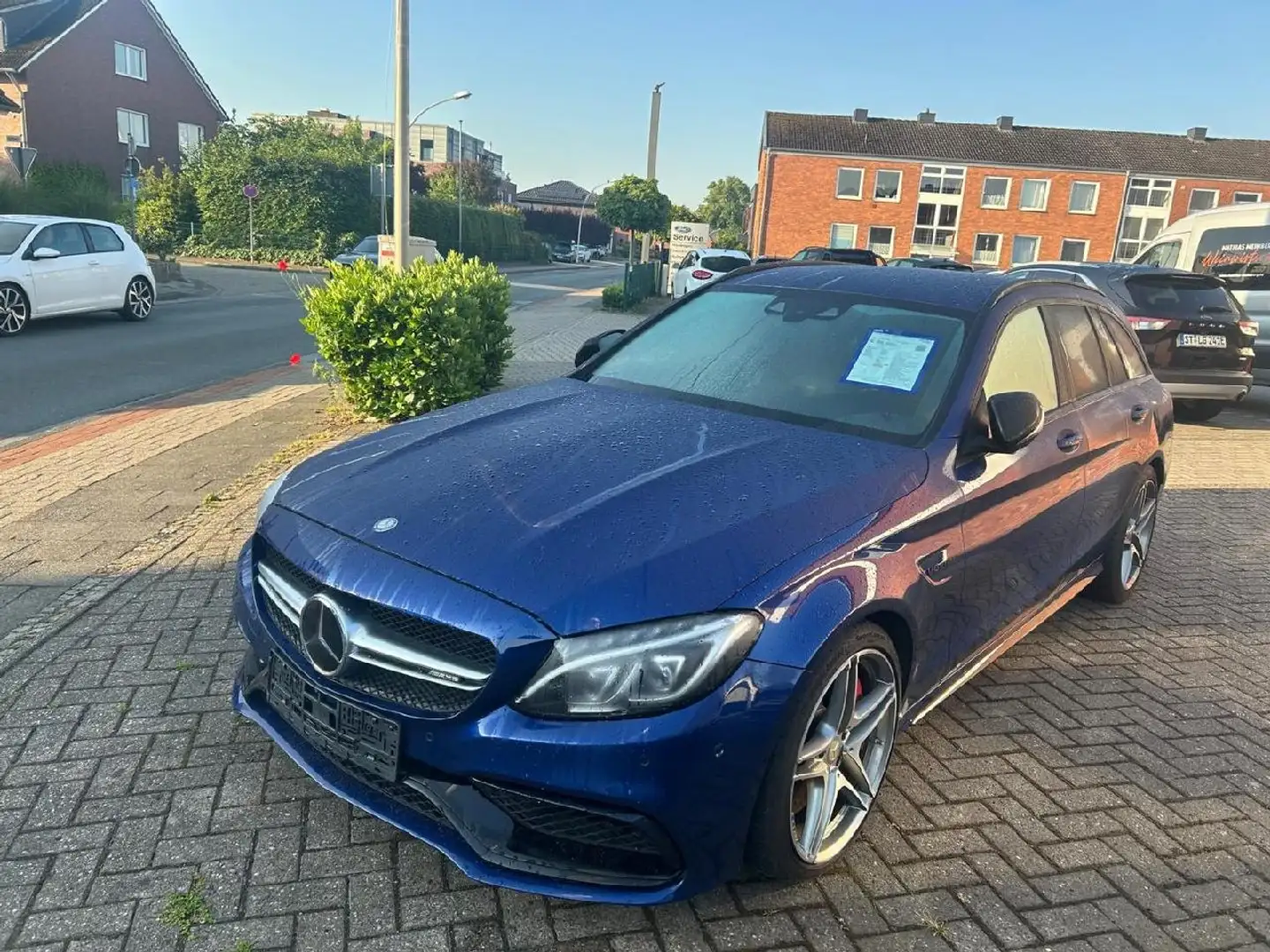 Mercedes-Benz C 63 AMG C 63 S T AMG Niebieski - 2