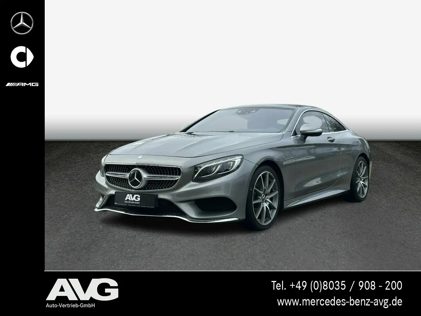 Mercedes-Benz S 500 S 500 4MATIC Coupé AMG Line COMAND APS/Navi/LED Silber - 1